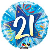 21 happy birthday blue