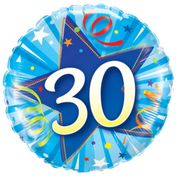 30 happy birthday blue