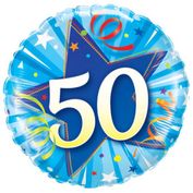 50 happy birthday blue