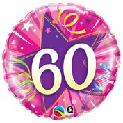 60 happy birthday pink